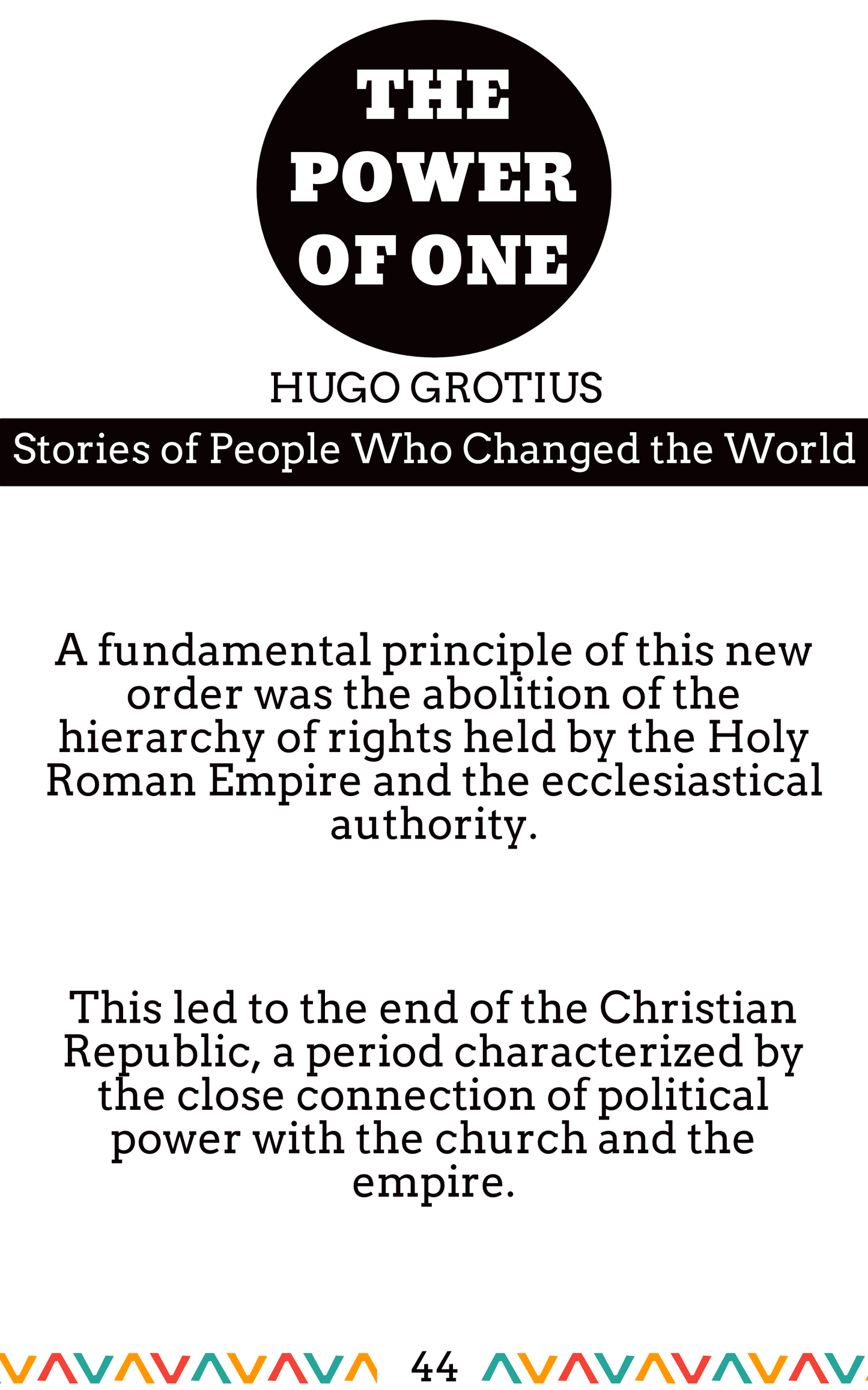 HUGO GROTIUS: Stories of People Who Changed the World (English) E-Book
