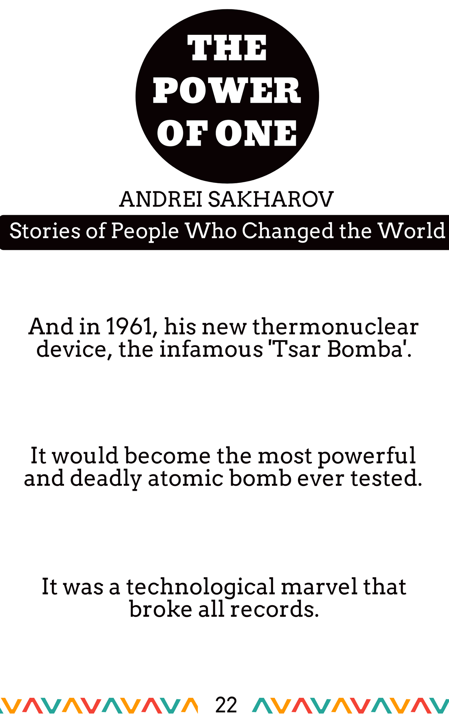 ANDREI SAKHAROV : Stories of People Who Changed the World (English) E-Book