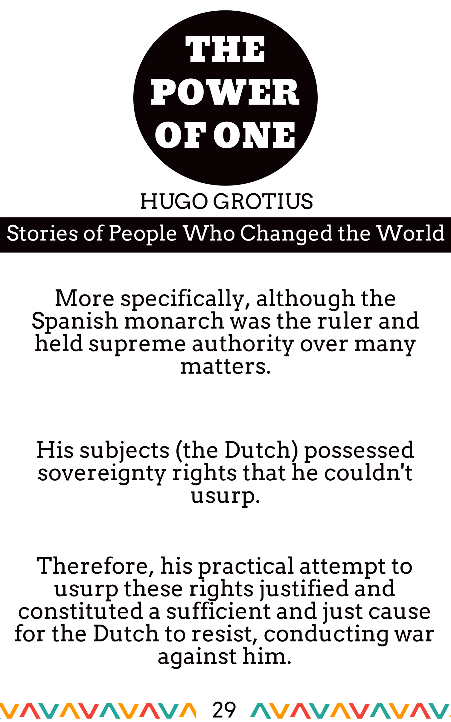 HUGO GROTIUS: Stories of People Who Changed the World (English) E-Book