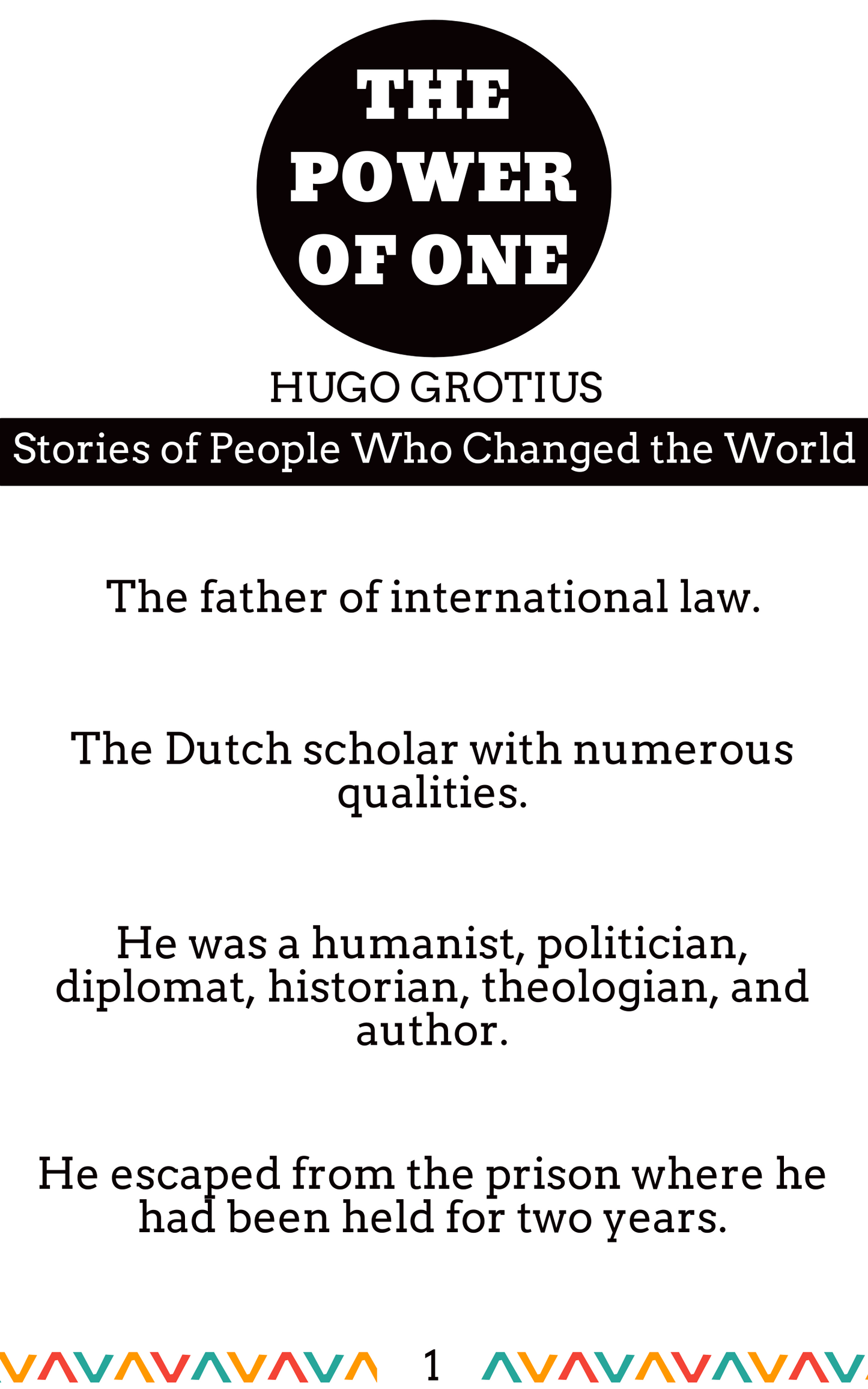 HUGO GROTIUS: Stories of People Who Changed the World (English) E-Book