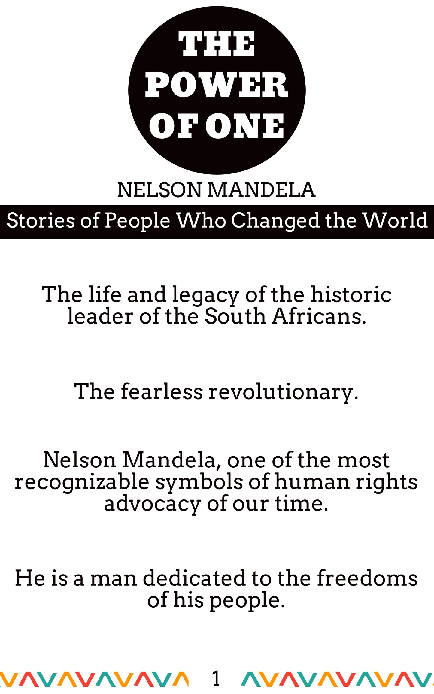 NELSON MANDELA : Stories of People Who Changed the World (English) E-Book