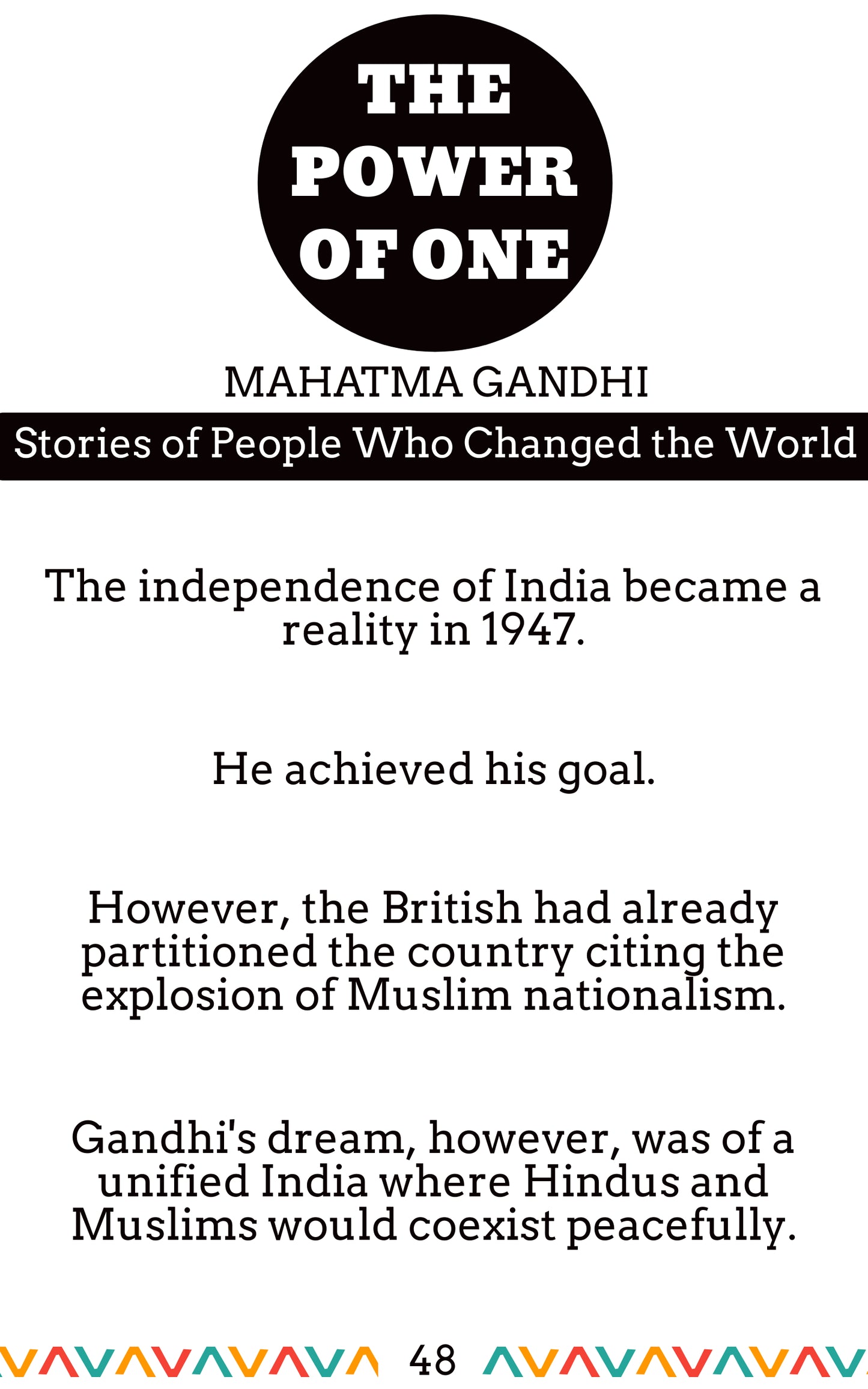 MAHATMA GANDHI : Stories of People Who Changed the World (English) E-Book