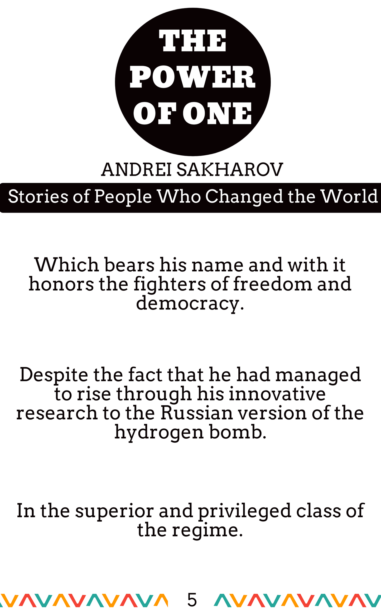 ANDREI SAKHAROV : Stories of People Who Changed the World (English) E-Book