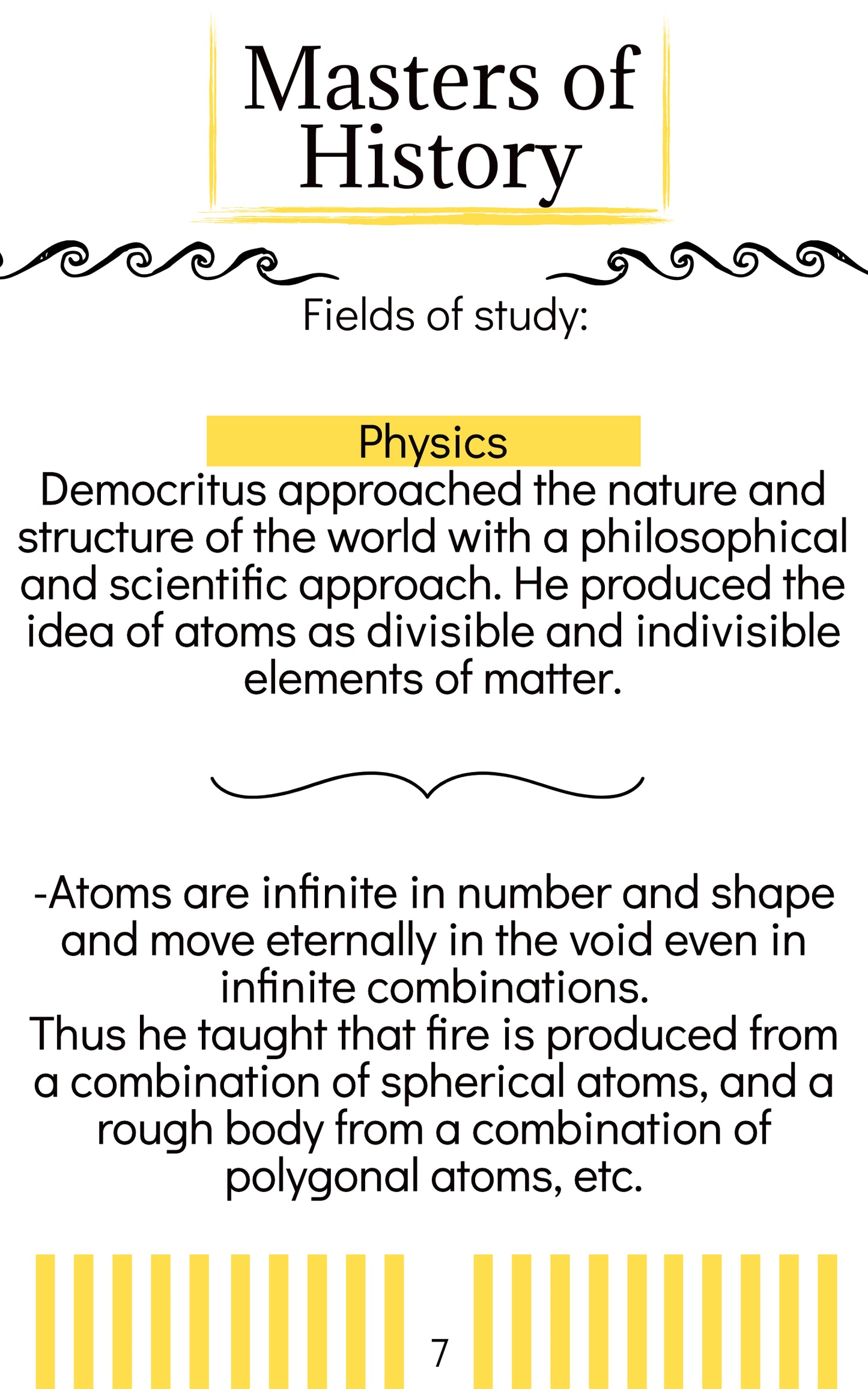 Masters of History: Democritus (English) E-Book